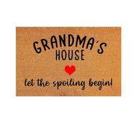 Feizikaw Tapis D'éveil 2024 Nouveau Tapis de Bienvenue imprimé pour la fête des mères, Tache rétro, décoratif de Ferme, Ferme pour la fête des mères, Cadeau, 1 pièce