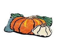 Feizikaw Tapis D'éveil Paillasson Citrouille d'halloween et de Thanksgiving 40, 6 x 61 cm, Tapis en Fausse Laine pour l'automne
