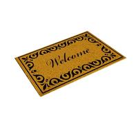 Feizikaw Tapis D'éveil Pliable Epais Tapis de Noix de Coco avec Support Robuste, Bienvenue 17, 5