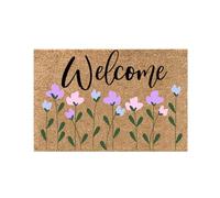 Feizikaw Tapis Moderne Tapis de Sol de Bienvenue Porte décoratif d'été Bienvenue pour intérieur extérieur Salle Bain Cuisine drôle paillasson Mignon paillasson Bonjour entrée d'été