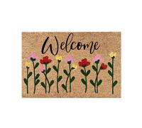 Feizikaw Tapis Moderne Tapis de Sol de Bienvenue Porte décoratif d'été Bienvenue pour intérieur extérieur Salle Bain Cuisine drôle paillasson Mignon paillasson Bonjour entrée d'été