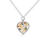 FekiLoot Bijoux de crémation modernes du milieu du siècle pour animal de compagnie, collier personnalisé pour homme, collier urne personnalisé pour chien, collier urne avec pendentif urne en forme de