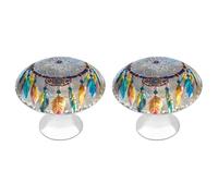 FekiLoot Cherry Dream Catcher Boutons d'armoire ronds en acier inoxydable pour tiroir de commode et de cuisine moderne
