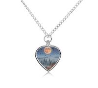 FekiLoot Collier souvenir de funéraire avec pendentif en forme de cœur pour cendres d'animaux de compagnie - Cadeau pour perte de chien