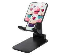 FekiLoot Cupcake Candy Support de téléphone portable pliable et réglable compatible avec smartphones, liseuses, tablettes pour bureau et voyage