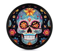 FekiLoot Horloge murale moderne sans tic-tac - Horloge ronde silencieuse - Style simple et élégant - Pour salle de bain, salon, cuisine, chambre à coucher, bureau, chambre à coucher - 25,4 cm