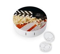 FekiLoot Kit de rangement pour lentilles de contact avec miroir et miroir pour lentilles de contact pour le cinéma et l'utilisation en extérieur