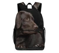FekiLoot Sac à dos marron Labrador Retriever imperméable en tissu Oxford de grande capacité avec sangles rembourrées réglables, sac à dos polyvalent pour les trajets quotidiens et les activités de