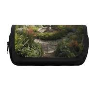 FekiLoot There are many Plants Pencil Case Office Pencil Box Large Capacity Pencil Box Holder Double Zipper Pencil Case Use to Organiser Desktop and Plan Space Home Office