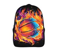 FELASBUID Basketball Sac Scolaire Cartable Garcon Primaire Sac À Dos Enfant École Fille Cartable Garçon Collége Sacs Scolaires 40x28x16cm