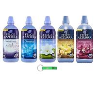 Felce Azzurra - Ammorbidente Concentrato - Adoucissant concentré - Parfum incomparable - 45 lavages - 10 x 900 ml + porte-clés Beni Culinari