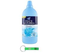 Felce Azzurra Ammorbidente Concentrato Classico Lot de 12 adoucissants concentrés Parfum incomparable 41 lavages 1025 ml + porte-clés Beni Culinari
