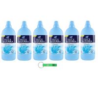 Felce Azzurra Ammorbidente Concentrato Classico Lot de 6 adoucissants concentrés Parfum incomparable 41 lavages 1025 ml + porte-clés Beni Culinari