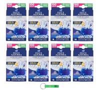 Felce Azzurra Aria Casa Fiori di Luna Refil Lot de 8 désodorisants d'ambiance 20 ml + porte-clés Beni Culinari