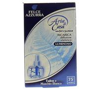 Felce Azzurra aria casa Lot de 6 recharges de talc électrique au musc blanc