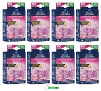 Felce Azzurra Aria Casa Refil Lot de 8 désodorisants d'intérieur en fleurs de cerisier 20 ml + porte-clés Beni Culinari