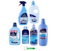 Felce Azzurra Classico Lot de 6 articles de lessive parfumés pour linge + porte-clés Beni Culinari
