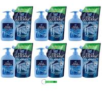 Felce Azzurra Classico Savon liquide 6 x 500 ml + 6 x 300 ml de savon pour les mains avec parfum culte d'Italie + porte-clés Beni Culinari gratuit