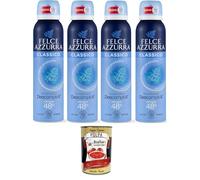 Felce Azzurra - Deodorant Spray Classico Formel IdraTalk, Wirksamkeit 48 Stunden, Keine Flecken - 4x 150ml + Italian Gourmet polpa 400g