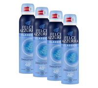 Felce Azzurra - Déodorant Spray Classique avec Formule IdraTalc, Efficacité 48 Heures, Non Tache - 150 ml (Lot de 4)