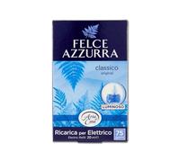 Felce Azzurra - Lot de 9 recharges d'air pour diffuseur électrique, Bleu clair, Air de maison, Talc classique