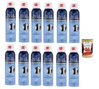 Felce Azzurra Invisible Deo Spray 48h - Anti-Flecken Deodorant ohne Alkohol, Microbiom-freundlich, Deocomplex Technologie, 12×150 ml + Italian Gourmet polpa 400g