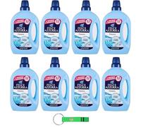 Felce Azzurra Lavatrice Classico Lot de 8 lessives liquides pour machine à laver, 32 lavages 1595 ml + porte-clés Beni Culinari gratuit