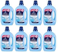 Felce Azzurra Lavatrice Classico Lot de 8 lessives liquides pour machine à laver Efficace par temps froid, pour linge blanc et coloré, 32 lavages, 1595 ml