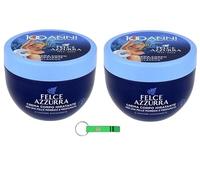 Felce Azzurra Lot de 2 crèmes hydratantes pour le corps 250 ml + porte-clés Beni Culinari