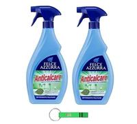 Felce Azzurra Lot de 2 nettoyants anti-calcaire pour salle de bain 750 ml + porte-clés Beni Culinari