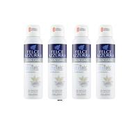 Felce Azzurra Lot de 4 déodorants en spray pour soins de la peau au thé blanc, formule IdraTalc, efficacité 48h, pas de taches, 150 ml, porte-clés Italy shop gratuit
