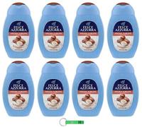 Felce Azzurra Lot de 8 gels douche Argan/parfum incomparable Doccia Gel 250 ml + porte-clés Beni Culinari