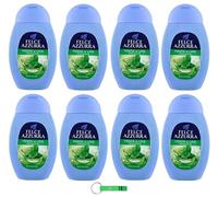 Felce Azzurra Lot de 8 gels douche parfumés menthe et citron vert 250 ml + porte-clés Beni Culinari