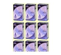 Felce Azzurra - Lot de 9 recharges d'air pour diffuseur électrique, Bleu clair, Air de maison, Talc classique