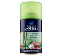 Felce Azzurra - Recharge pour parfum ambiant, vaporisateur, bambou et fleurs de lotus, pour diffuseur automatique, désodorisant ambiant, parfum instantané, longue durée et parfumeurs, 250 ml