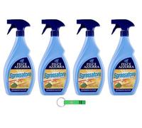 Felce Azzurra Sgrassatore Multiuso Lot de 4 sprays de nettoyage avec dégraissant, détergent 750 ml + porte-clés Beni Culinari