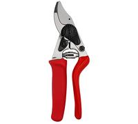 FELCO 15 Sécateur de jardin avec poignée rotative (pour droitiers, longueur 189 mm, diamètre de coupe 18 mm, tête de coupe inclinée, lames en acier trempé, pour petites mains)