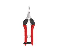 FELCO 320 Sécateur de récolte (pour tiges de fruits, fleurs et légumes, sécateur compact avec poignées en acier, lame courbe, pour droitiers et gauchers, longueur 154 mm)