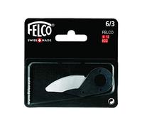 Felco 6/3 Lame de Rechange pour sécateurs (adaptée 12, 6, pièce de Rechange pour Outil de Jardin, Lame de Rechange), argenté