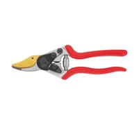 FELCO 6 Sécateur personnalisable Lame F-Gold/Poignées rouges - lame or-cobalt résistante, ergonomie main moyenne, coupe 20 mm, aluminium forgé, Swiss Made