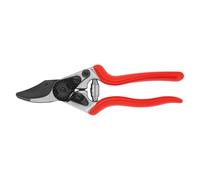 FELCO 6 Sécateur personnalisable Lame F-Tech/Poignées rouges - compact, ergonomique main moyenne, coupe 20 mm, aluminium forgé, Swiss Made
