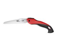 FELCO 602 scie pliante ambidextre pour l'élagage au jardin, coupe 80 mm | Lame droite 160 mm et poignée soft touch, pour une coupe rapide du bois à l'élagage et au jardin. Swiss Made.
