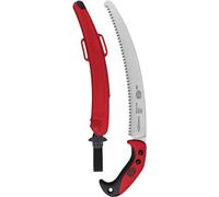 FELCO 630 Scie d'élagage (scie courbe avec coupe tirante, longueur de la lame 33 cm, diamètre de coupe 120 mm, longueur 495 mm, scie à arbre incl. étui)