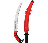 FELCO 630 Scie d'élagage (scie courbe avec coupe tirante, longueur de la lame 33 cm, diamètre de coupe 120 mm, longueur 495 mm, scie à arbre incl. étui)