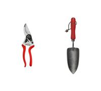 FELCO 8 Sécateur Professionnel Bypass 25 mm pour Main Droite avec Plantoir à Main FELCO 401 en Acier
