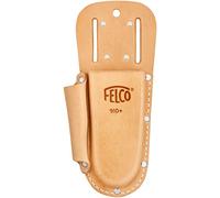 FELCO 910+ Étui (étui en cuir véritable pour sécateurs + pierre à aiguiser, pochette incl. boucle + clip pour fixation à la ceinture), 35x15x5 cm