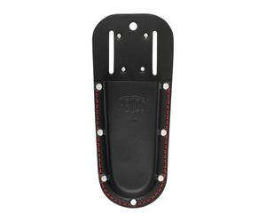 FELCO Étui en cuir noir 910 de qualité supérieure avec clip de ceinture pour le transport pratique des outils de jardin