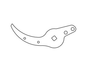 FELCO FELCO Lame de rechange pour sécateur 100 Quantité:1