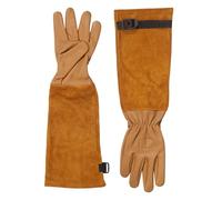 FELCO Gants en cuir résistant aux crevaisons Modèle 705 - Taille S - Qualité supérieure - Gants en daim - Pour l'élagage des roses - Pour horticultistes - Jardiniers - Spécialistes - Cultivateurs de