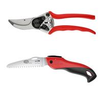 FELCO Kit sécateur FELCO 11 et scie pliante 601, outils indispensables pour le jardinage, coupe précise et vigne